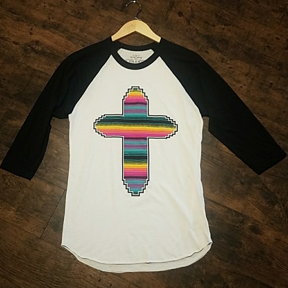 Cross Baseball Tee - Picture 1 of 1